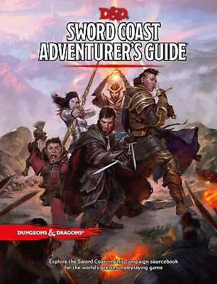$60 • Buy D&D Dungeons And Dragons Sword Coast Adventurer's Guide 5th Edition Hardcover