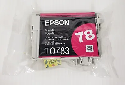 NEW Sealed Genuine Epson 78 Magenta Ink Cartridge T0783 • $6.99