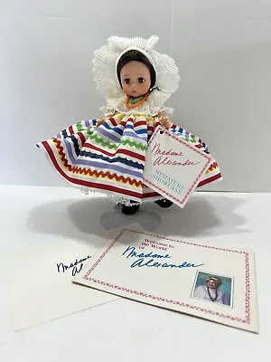 Madame Alexander 8  International Doll Mexico #520 With Box & Tag & Stand Vntg • $24.95