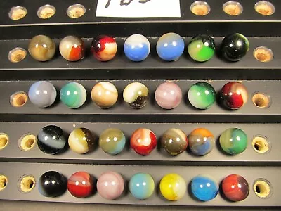 28 Htf Beautiful Vitro Agate  Anacortes  Marbles-see Description • $75