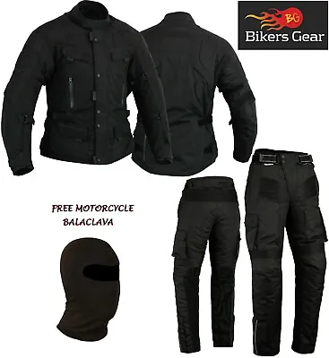 Motorbike Motorcycle Racing Suit Riding Drag Jacket Trouser CE Protective Gear • $166.86