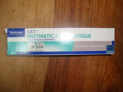 VIRBAC C.E.T. Enzymatic Dog & Cat Toothpaste - Poultry Flavor 2.5 Oz • $10.95