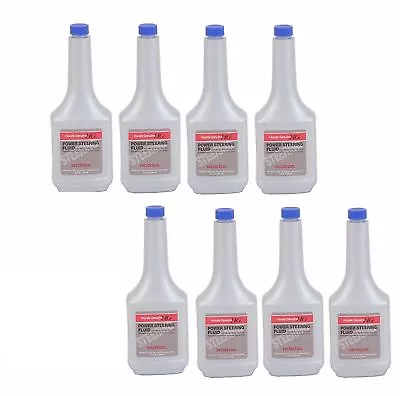 Pack Of 8 12oz Bottle Genuine Power Steering Fluid For Honda Acura 082069002 • $67.72