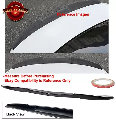 47.25  PU Semi Gloss Black Flexible Rear Trunk Spoiler Tail Wing Lip Fit Toyota • $43.96