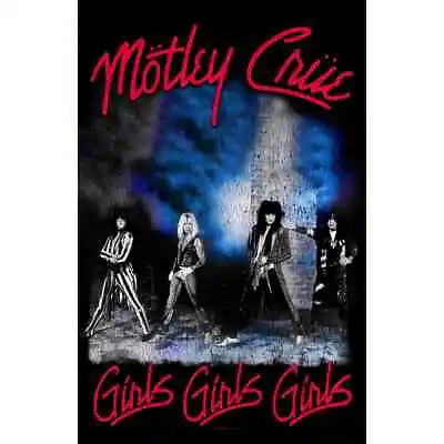 MOTLEY CRUE Girls Girls Girls Premium Fabric Poster • $24.85