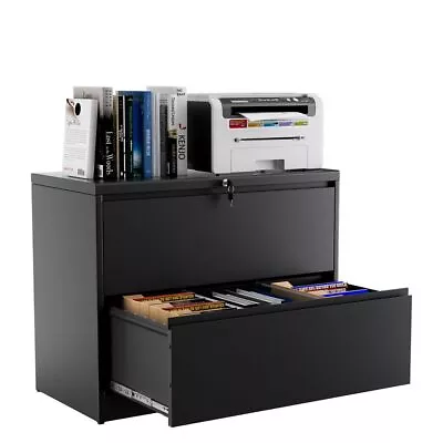2/3 Drawer Vertice File Cabinet Storage Cabinet For A4 Lateral Letter Legal • $188.99