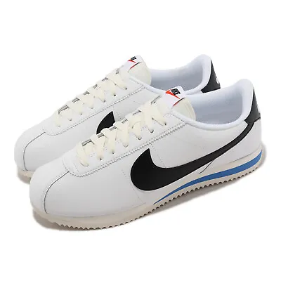 Nike Cortez White Black Blue Men Casual Lifestyle Shoes Sneakers DM4044-100 • $192.50
