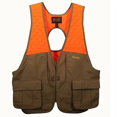 $49.99 • Buy Gamehide Men's Ultra-Lite Upland Hunting Gamebird Vest - Tan/Blaze Orange