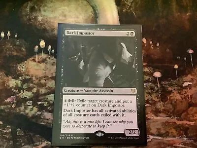 MTG - Magic The Gathering Card Dark Imposter - Commander 2017 • $9.99