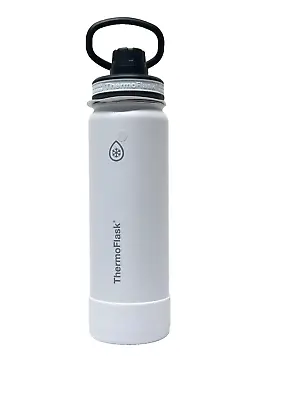 Thermoflask Stainless Steel Insulated Water Bottles 24 Oz  -  WHITE • $24.25