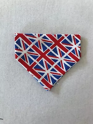 Union Jack Slide On Dog Bandana Approx 13cm X 10cm • £5.99