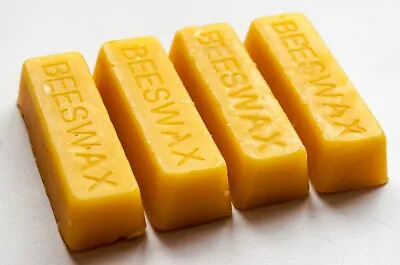 Pure Beeswax Blocks / Bars - Cosmetic Grade Beeswax - Naturally Fragrant Beeswax • £3.50