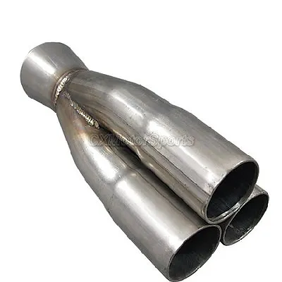 CXRacing 3-1 Header Manifold Tube Merge Collector 1.6  2.5  Stainless • $73.99