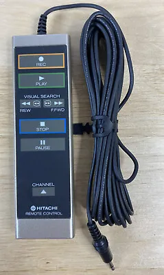 Vintage Hitachi Made In Japan Wired Tv VCR Remote Control Rare And Super Clean • $29.99