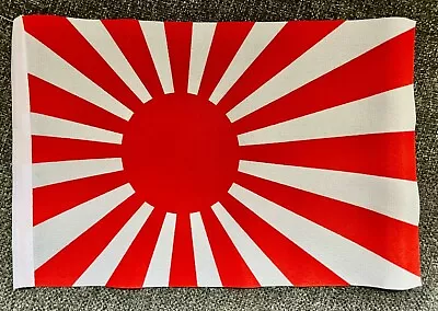 JAPAN SUN RISING MINI FLAG Small 9 X6  GREAT FOR CRAFTS JAPANESE • £3.49