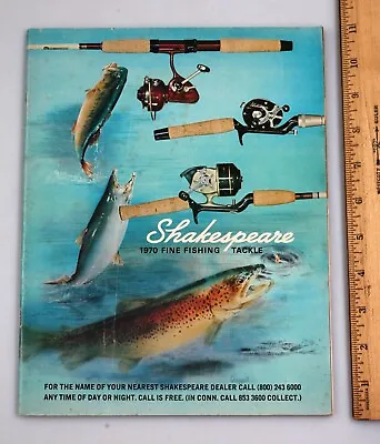 Vintage 1970 Shakespeare Fine Fishing Tackle Catalog • $19.99