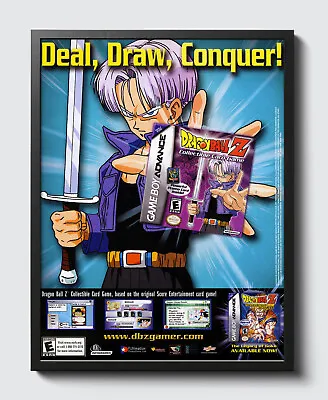 Dragon Ball Z Collectible Card Game Nintendo GBA Glossy Promo Poster Print G1509 • $14.98