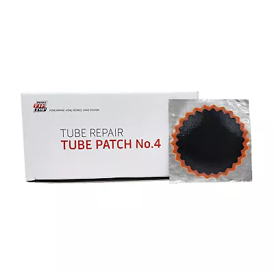 REMA No. 4 Inner Tube Patch 3-in Round Vulcanizing Patches Red Feather Edge • $48.88