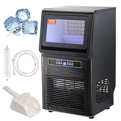 VEVOR Commercial Ice Maker Freestanding Cabinet Machine 70lbs/24H 36 Ice Cubes • $202.79