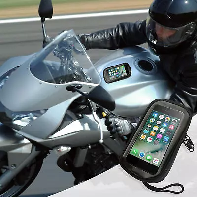 Magnetic Fuel Tank Bag Touch Screen Cell Phone Holder Pouch Case For Motorcycle • $16.73