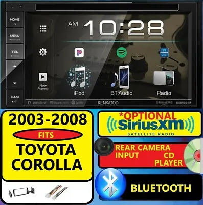 Fits 2003-08 Toyota Corolla 6.2  Cd/dvd Bluetooth Usb Car Radio W/ Opt. Siriusxm • $513.92