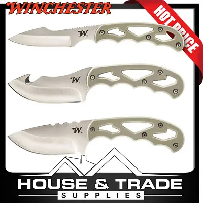 Winchester Fixed Knife Blade Combo XP Superlight 3 Piece +Nylon Sheath 31-003757 • $59