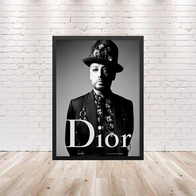 £1.87 • Buy Boy George Dior Poster Wall Art Maxi Print New Fashion Art