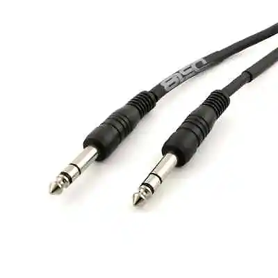 Balanced Interconnect 1/4 In. TRS To 1/4 In. TRS Cable Audio Connector 3FT-25FT • $8.80