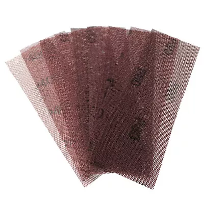 $9.01 • Buy 70x198mm Dust-free Mesh Abrasive Sanding Sheet Hook And Loop Sandpaper