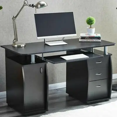 NEW Computer Desk Laptop Table W/ 3 Drawer Home Office Study Student Furniture • $145.99