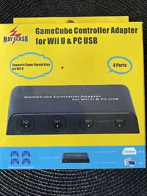 MAYFLASH GameCube Controller Adapter For Wii U And PC USB 4 Port • $12.28