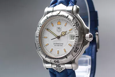 【N MINT】Vintage TAG Heuer 6000 WH1111 White Dial Quartz Men's Watch From JAPAN • $399.90