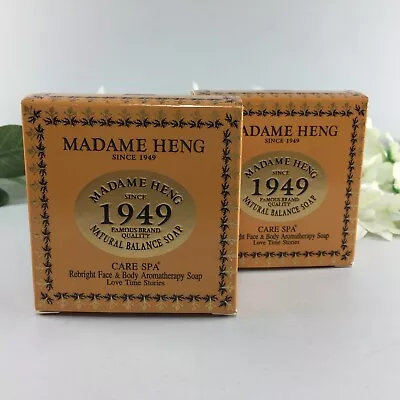 Madame Heng Original Herbal Soap Nature Balance Aromatherapy Care Spa 150g X2  • $37