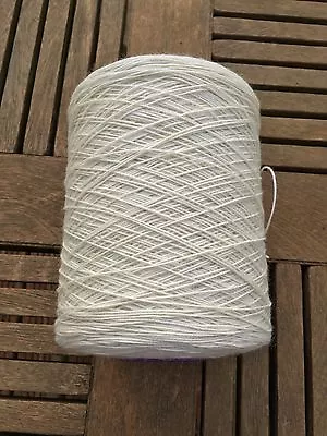 500 Gram Cone (90% Wool/10% Nylon) (Cream) 4 Ply Knitting. • £15.99