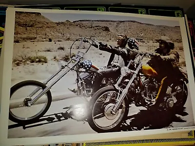 EASY RIDER VINTAGE 1969 MOTORCYCLE CHOPPER POSTER Peter Fonda Dennis Hopper NICE • $59.95