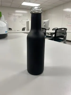 5 Oz Woozy Glass Bottles Black Matt W/ Child Proof Caps Included (12 Bottles) • $14