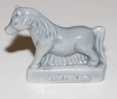 Wade Whimsey Figurine England Red Rose Tea Miniature Grey Horse Pony 1 3/4  Long • $5.99