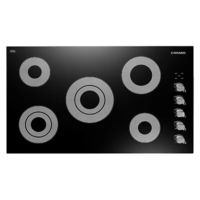 $352.99 • Buy 36 Inch Electric Ceramic Glass Cooktop - 5 Surface Burners, Knobs (open Box)