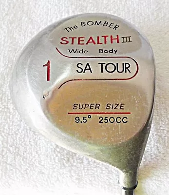 Usa Tour The Bomber Stealth Iii Wide Body Driver 9.5* 250cc - Gao Graphite  • $20.69