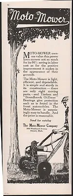 1921 Moto Mower Lawn Grass Gardner Motor Engine Push Power Detroit Mich 20211 • $21.95