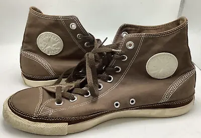 Converse Chuck Taylor All Star High Top Mens Size 10 Chocolate Brown VINTAGE • $21.99