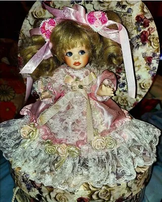 Maryse Nicole Sugar Vintage Victorian 1992 Full Porcelain Antique Doll • $139