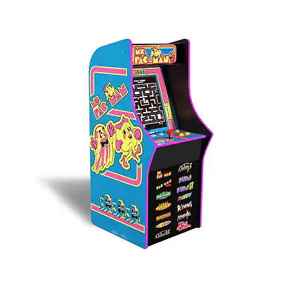 Retro Arcade Ms. Pac-Man With WIFI 14 Classic Games Included Legacy Controls • $378.99