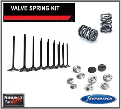 Supertech Dish Valves Dual Springs Kit Retainers For Honda H22A H22A1 H22A4 80LB • $791.99