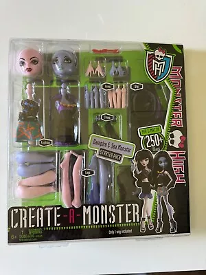 2011 Mib Monster High Create-a-monster Vampire & Sea Monster Starter Pack Set • $98