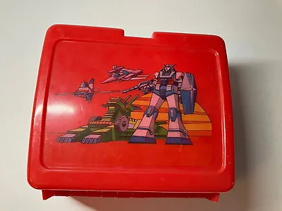 Vintage 1980’s G1 Transformers Lunchbox W/ Thermos Autobots Decepticons • $35