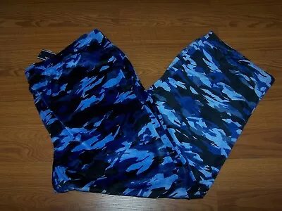 Size XLT Mens Roundtree & Yorke Lounge Pants (Blue Camouflage)) • $18.99
