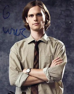 Matthew Gray Gubler Criminal Minds Autographed Photo Signed 8X10 #3 Smear/damage • $22.50