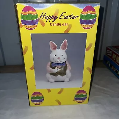 Vintage Easter Rabbit Candy Cookie Jar • $30