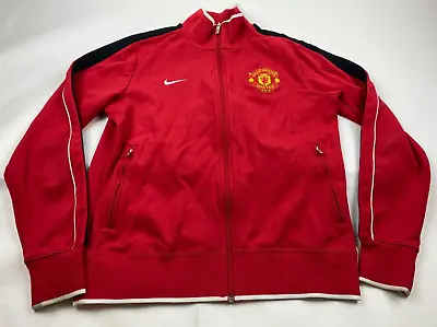 Nike Manchester United Training Track Jacket Full Zip Soccer Men's Size L • $29.74